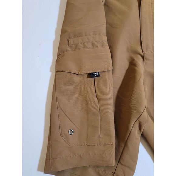 Bimini Bay Mens Hybrid Shorts 42 Beige Lightweight Athletic Pockets Stretch - Picture 5 of 7